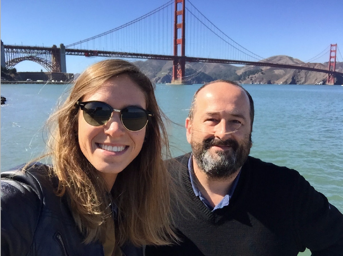 Olivier Verdin and Laurie Galazzo in San Francisco.